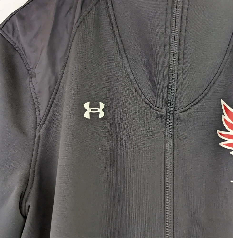NWT Under Armour UA Rochester University Softball MI college zip up